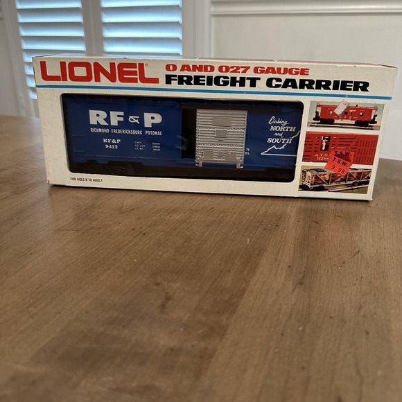 Vintage Lionel RF&P Box Car 6-9412 O 027 Gauge Freight Carrier Richmond Potomac - Picture 1 of 4